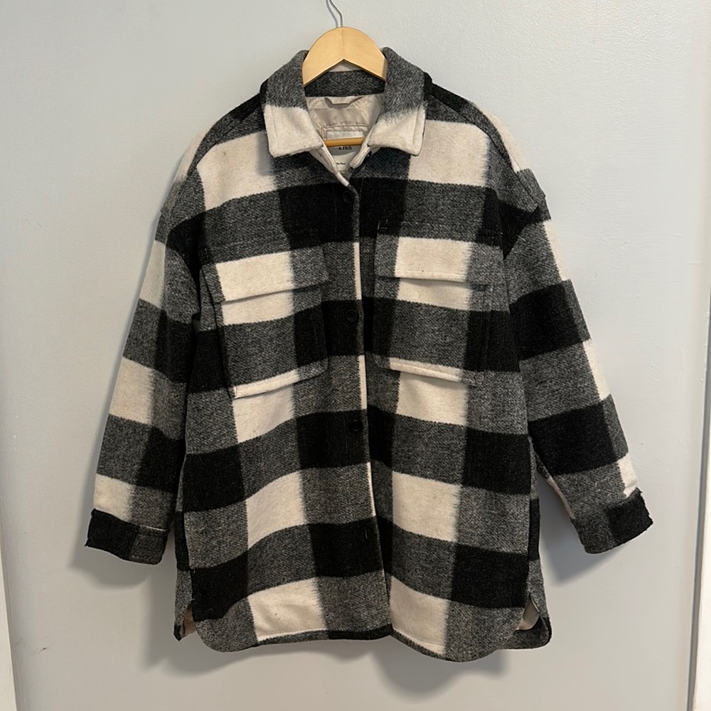 Abercrombie oversized wool coat